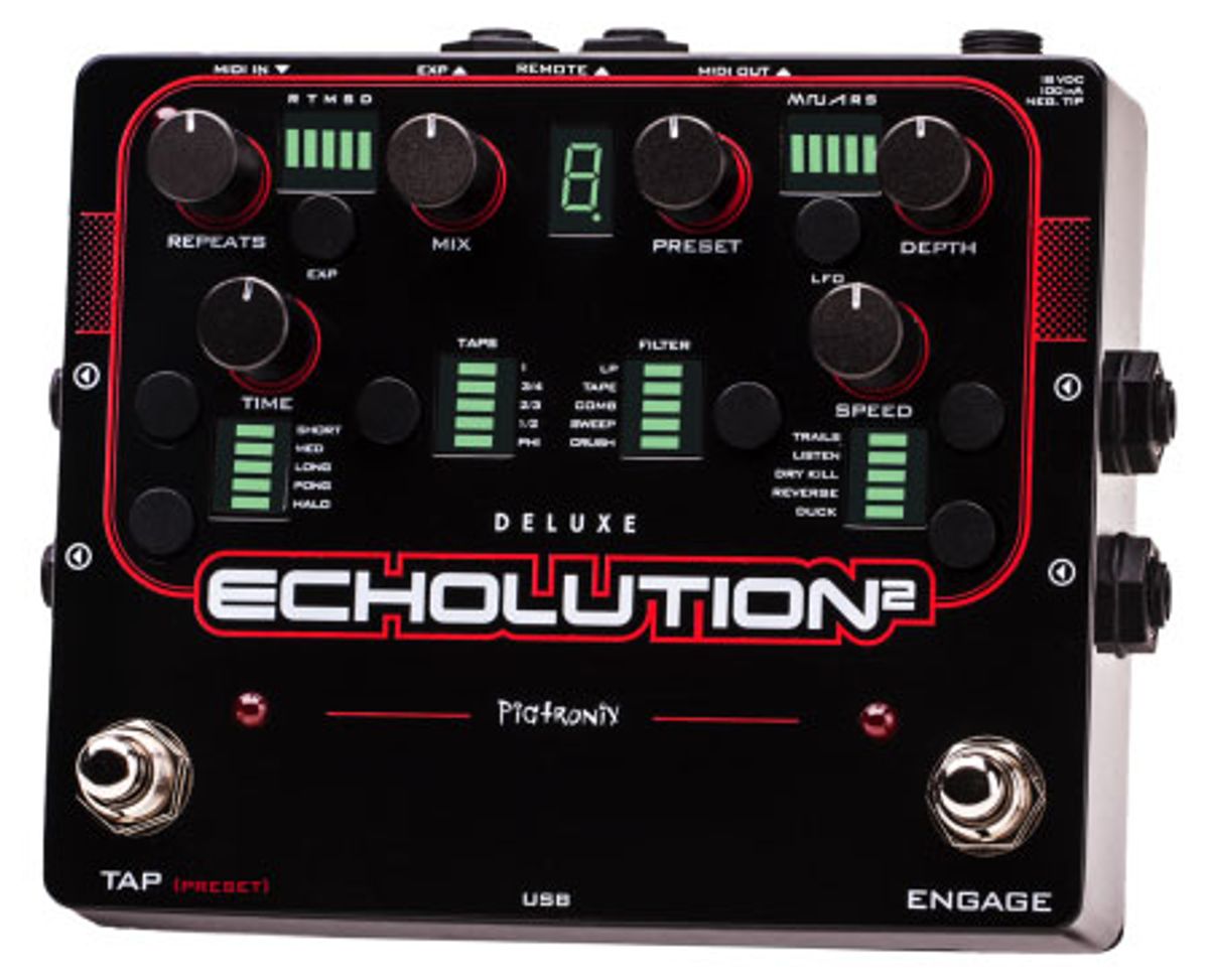 Pigtronix Releases the Echolution 2 and Echolution 2 Deluxe