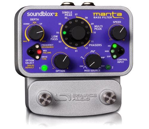 Source Audio Introduces the Soundblox 2 Manta Bass Filter