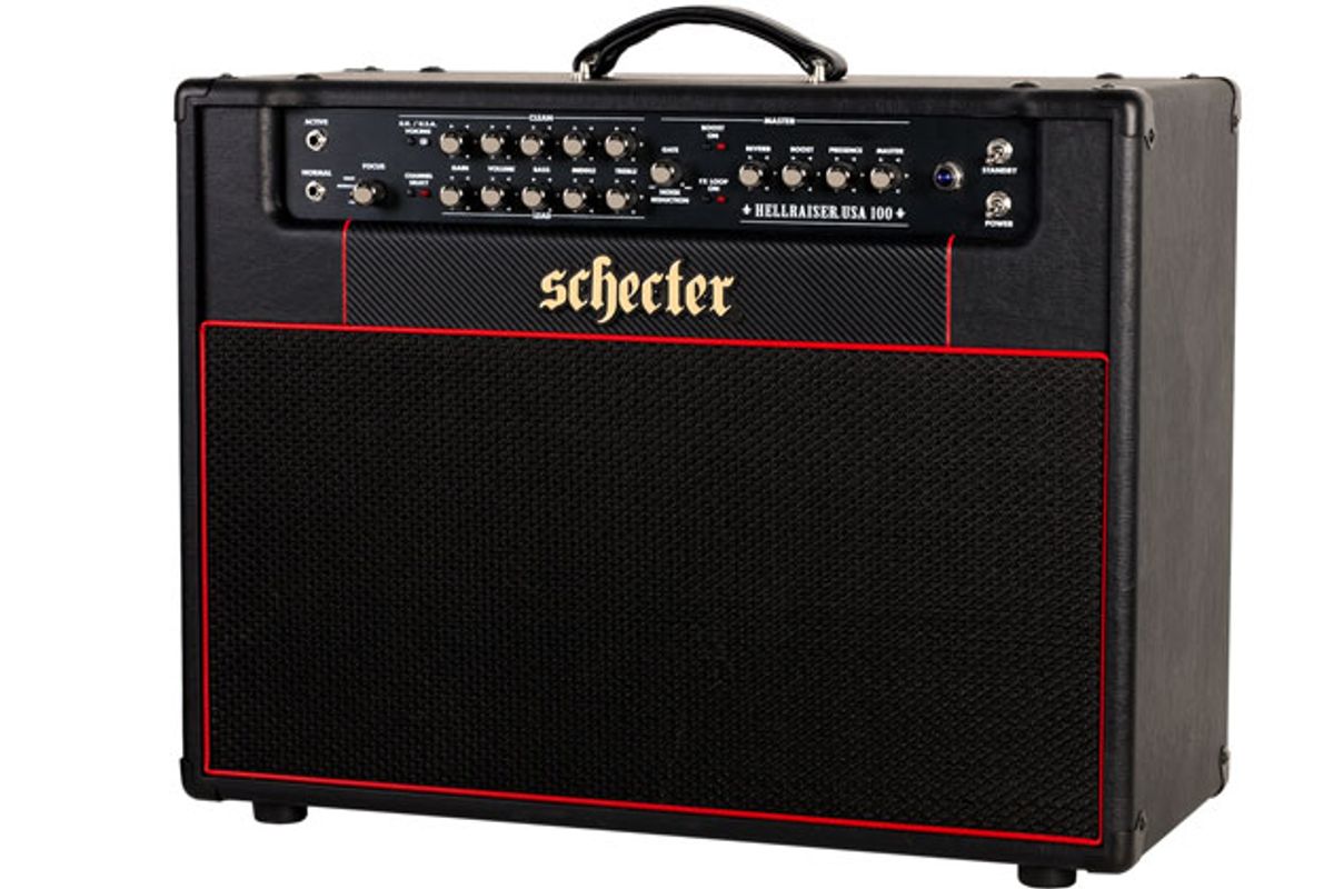 Schecter Amplification Unveils Hellraiser USA 2x12 Combo and Head