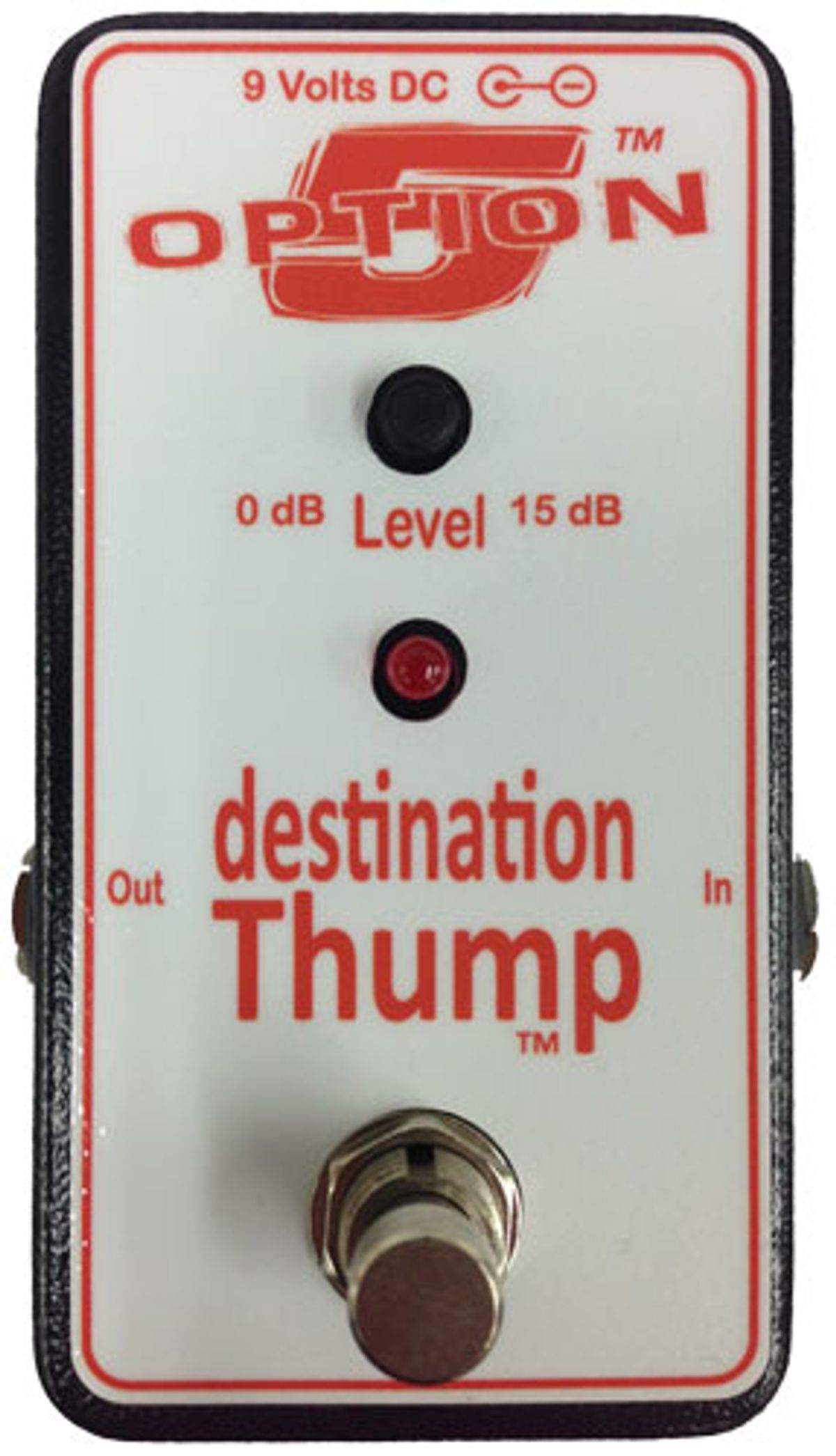 Option 5 Introduces the Destination Thump and Destination Motorvation Pedals