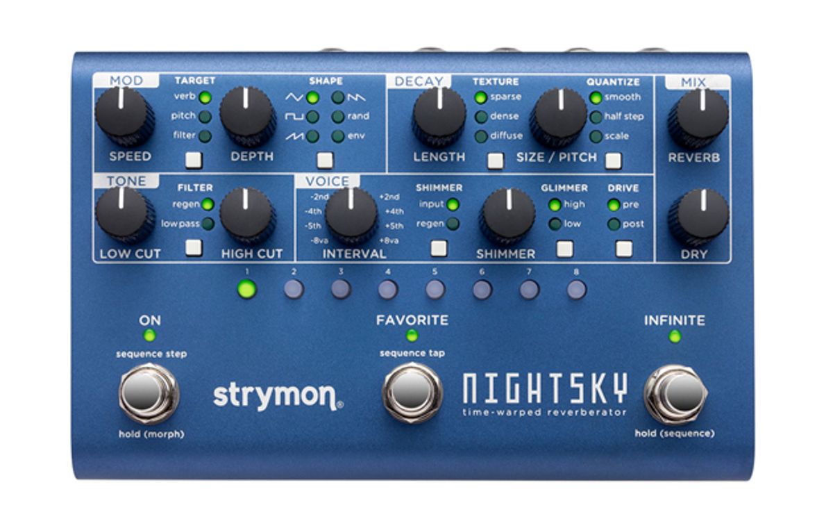 Strymon Introduces the NightSky Time-Warped Reverberator