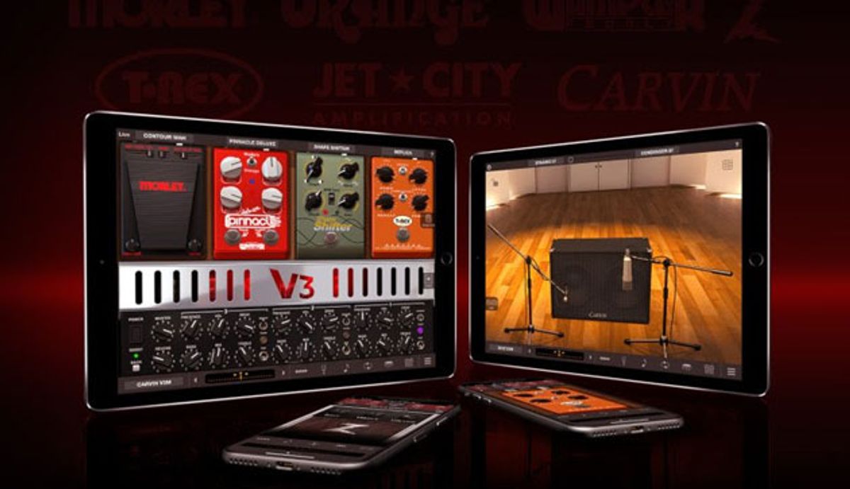 IK Multimedia Adds 10 Branded Amp and Stompbox Models to AmpliTube for iPhone and iPad