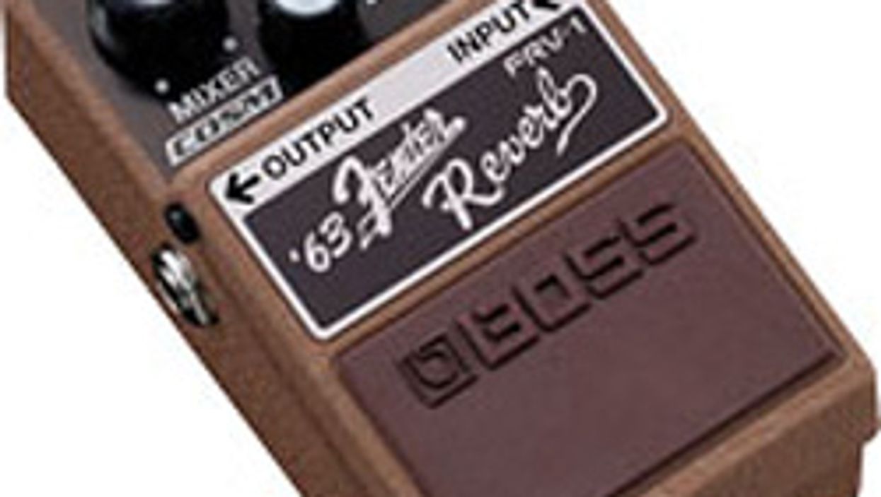 Boss Announces FRV-1 Fender Reverb Pedal