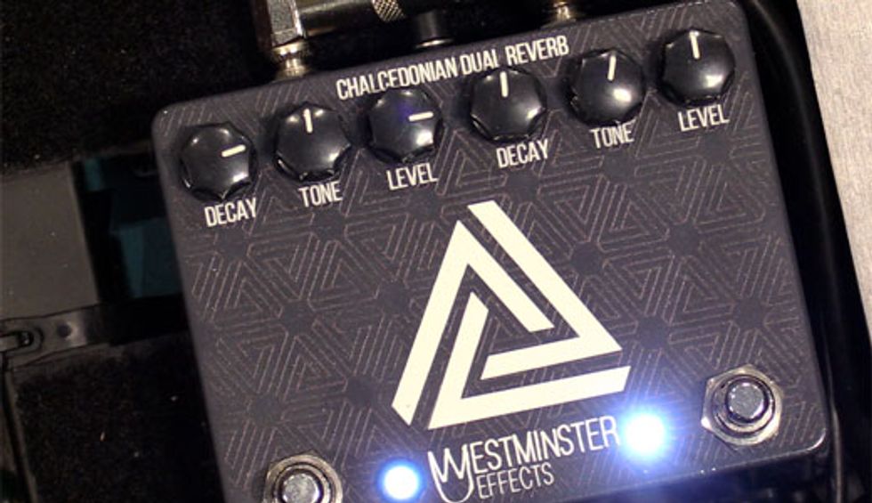 SNAMM '18 - Westminster Effects Chalcedonian Dual Reverb Demo