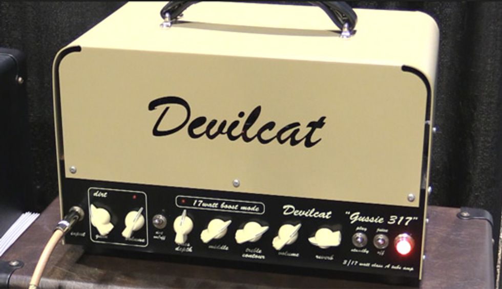 SNAMM '18 - Devilcat Amps | CMG Guitars Gussie 317 & Missy Demos | Mark & Ashlee Demos