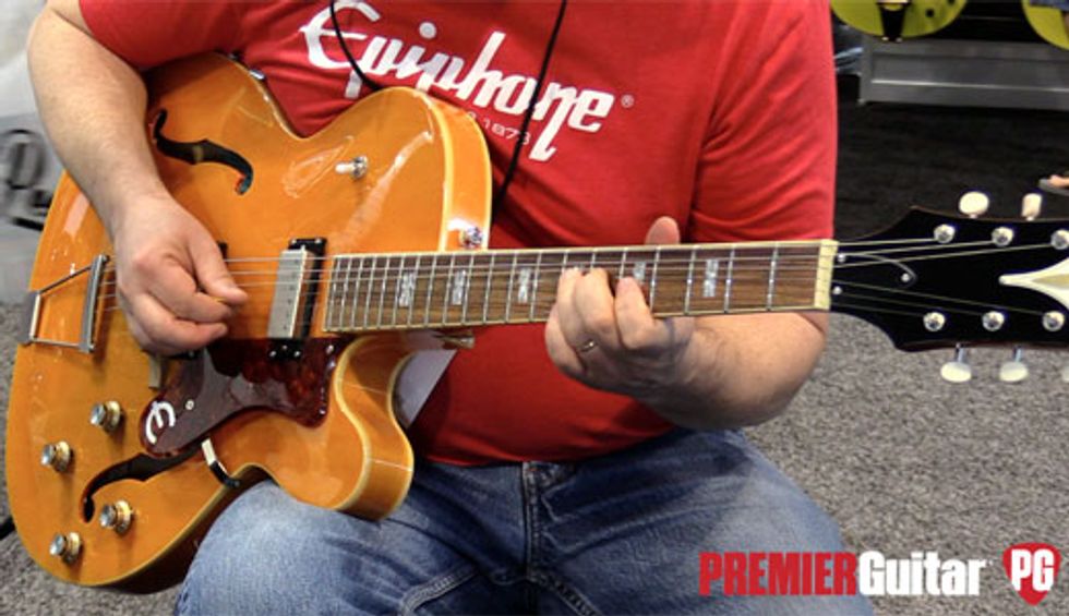 SNAMM '18 - Epiphone Ltd Edition 100th Anniversary John Lee Hooker Zephyr Demo
