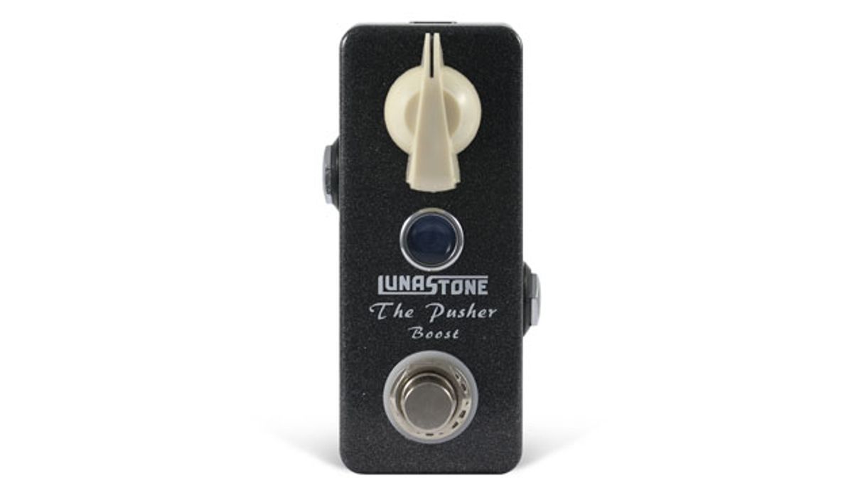 LunaStone Unveils the Pusher Boost Pedal