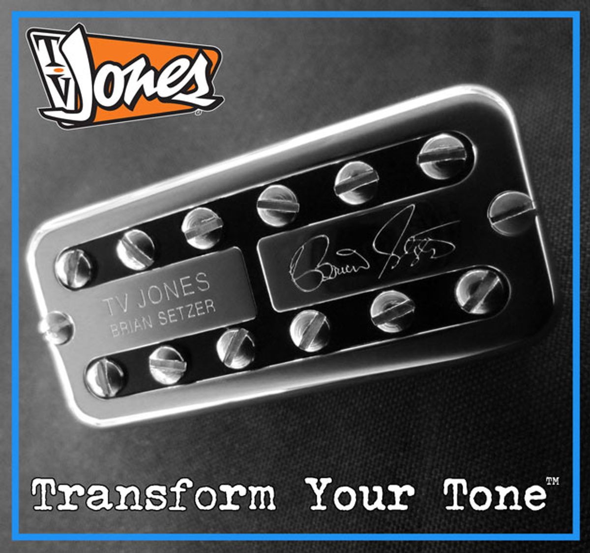 TV Jones Announces Brian Setzer Signature Pickups