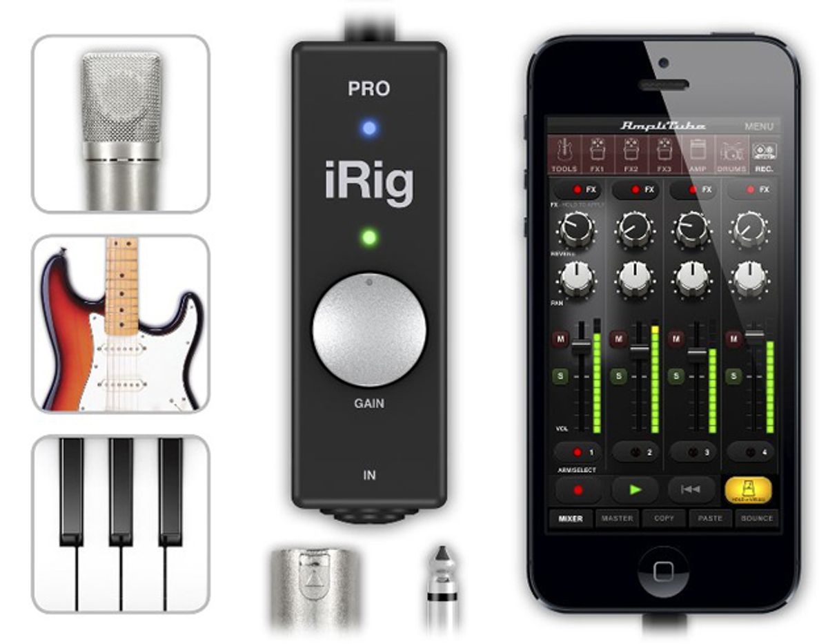 IK Multimedia Releases iRig Pro Interface