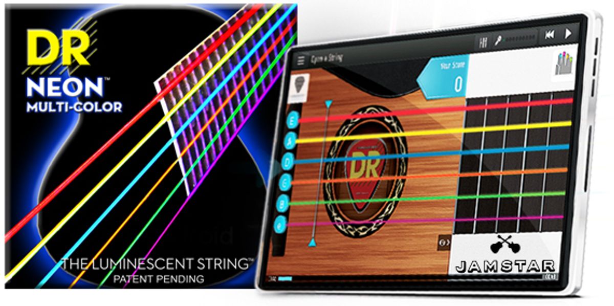 DR Strings Announces NEON Multi-Color Strings and Partnership With Jamstar