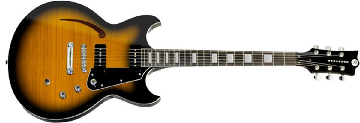 Reverend Guitars Introduces the Manta Ray 290 in Flame Top