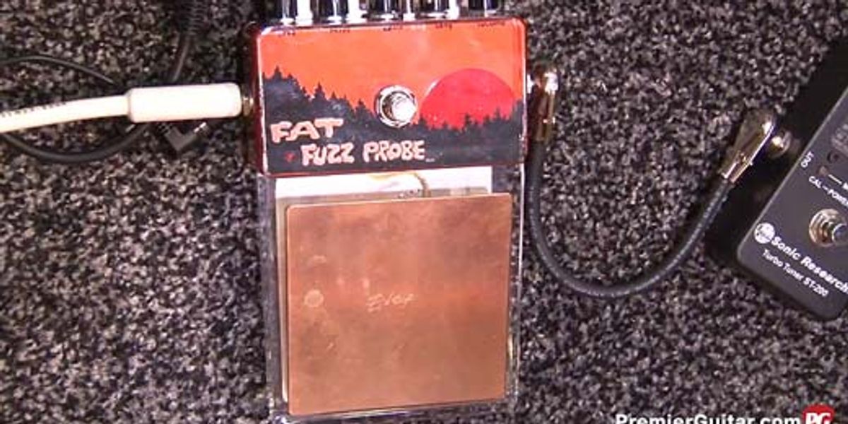 NAMM '14 - Z.Vex Effects Fat Fuzz Probe Demo - Premier Guitar