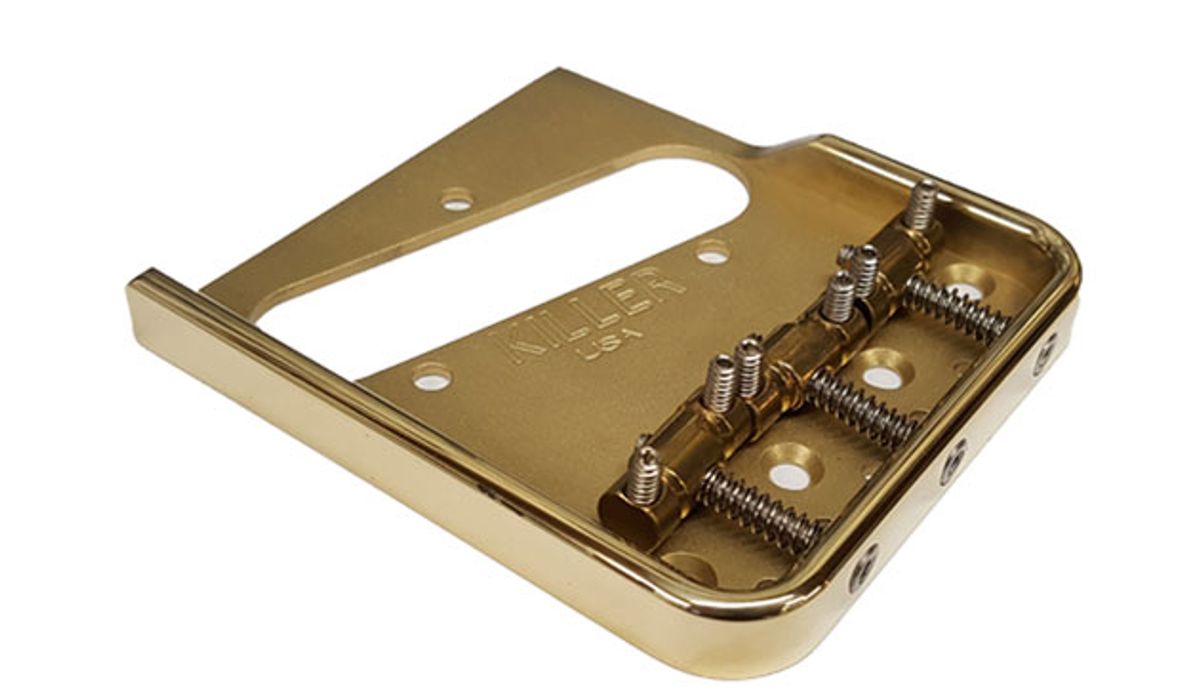 Killer Guitar Components Introduces Brass Vintage Telecaster Bridge