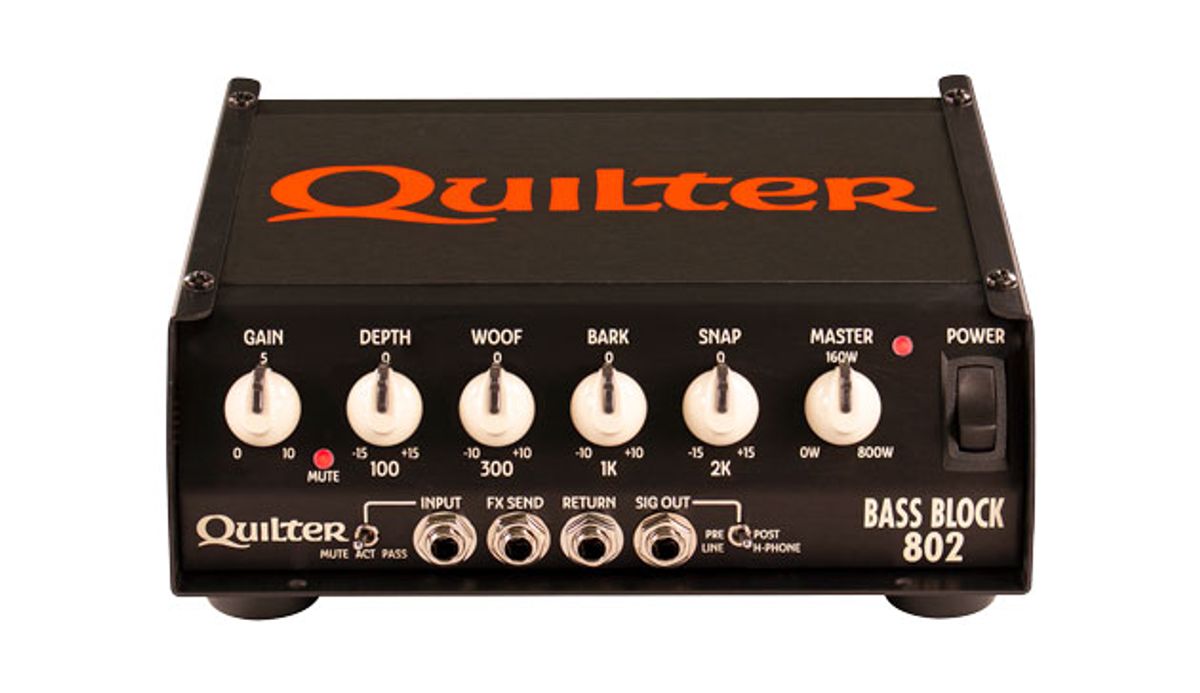 Quilter Labs Expands Bass Offerings with Bass Block 802