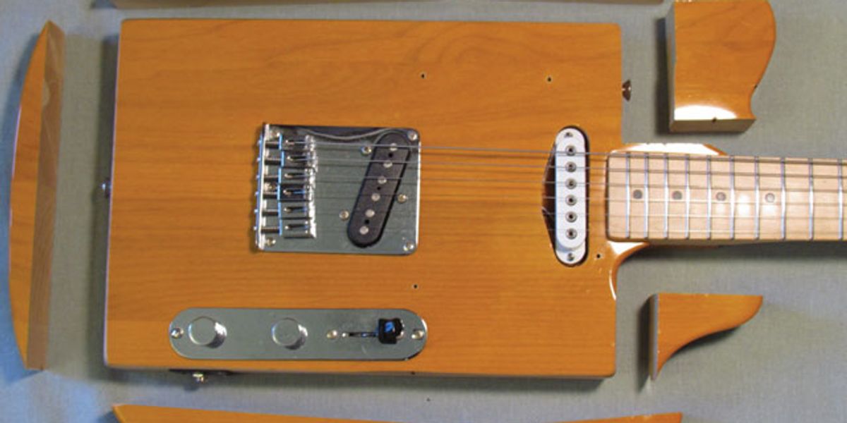cigarette box guitar Hal Martin CBG fingerboard charts How to Build a Simple