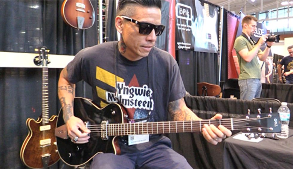 SNAMM '18 - Grez Guitars Mendocino Baritone Demo