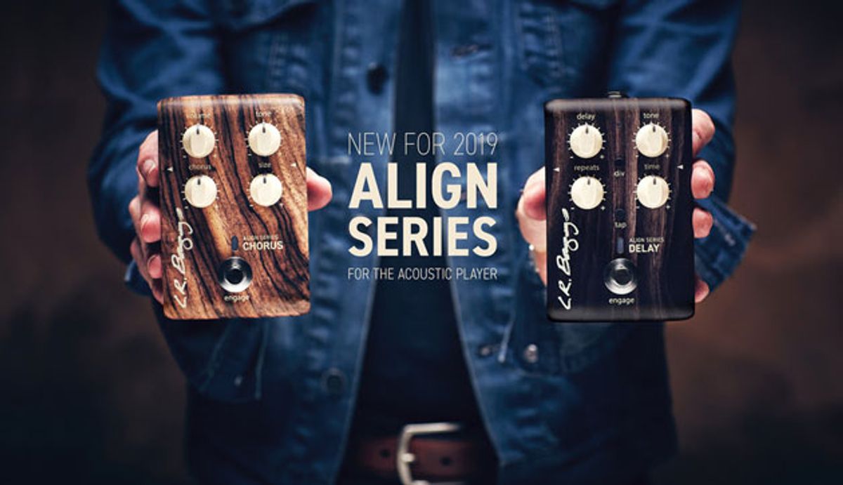 L.R. Baggs Expands Align Series with Chorus and Delay Pedals