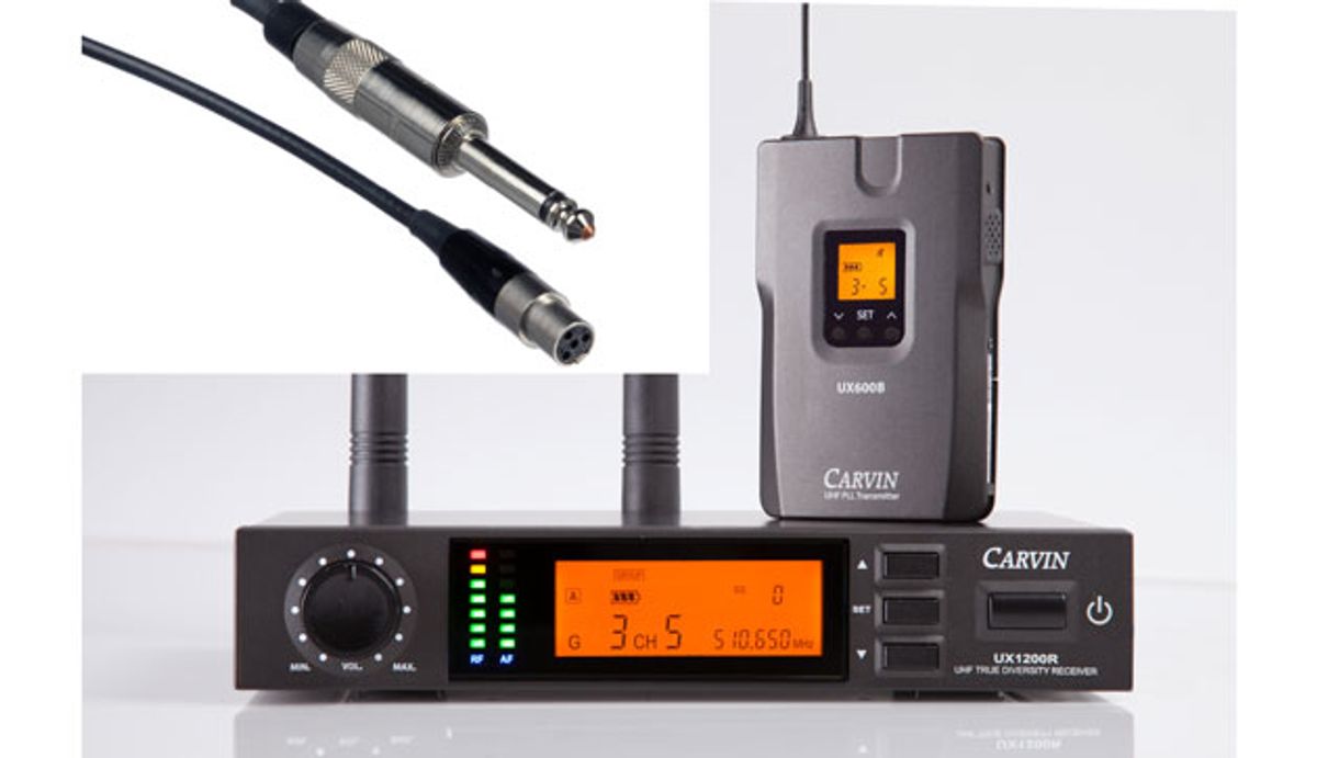 Carvin Amps and Audio Introduces the UX1200BGT Wireless System for Guitarists