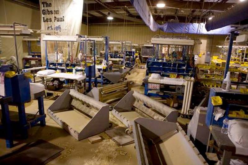 Gibson Guitar Factory Flood: Exclusive Photos & Story - Premier Guitar