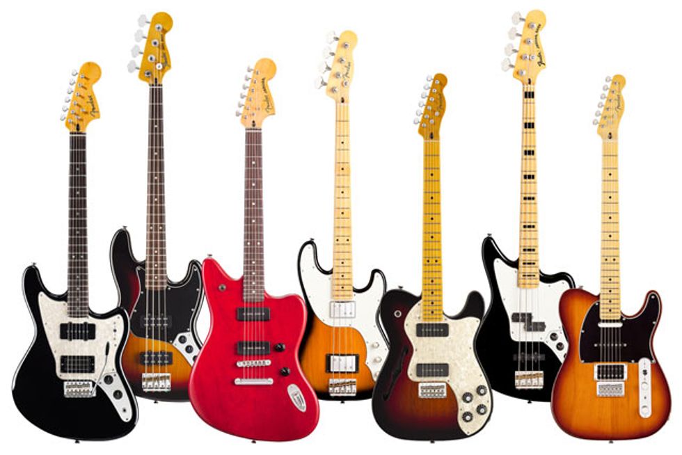 Какие есть электрогитары. Fender формы бас гитар. Фендер бас гитара 2022 года. Fender 2023. Линейка моделей гитар Фендер.