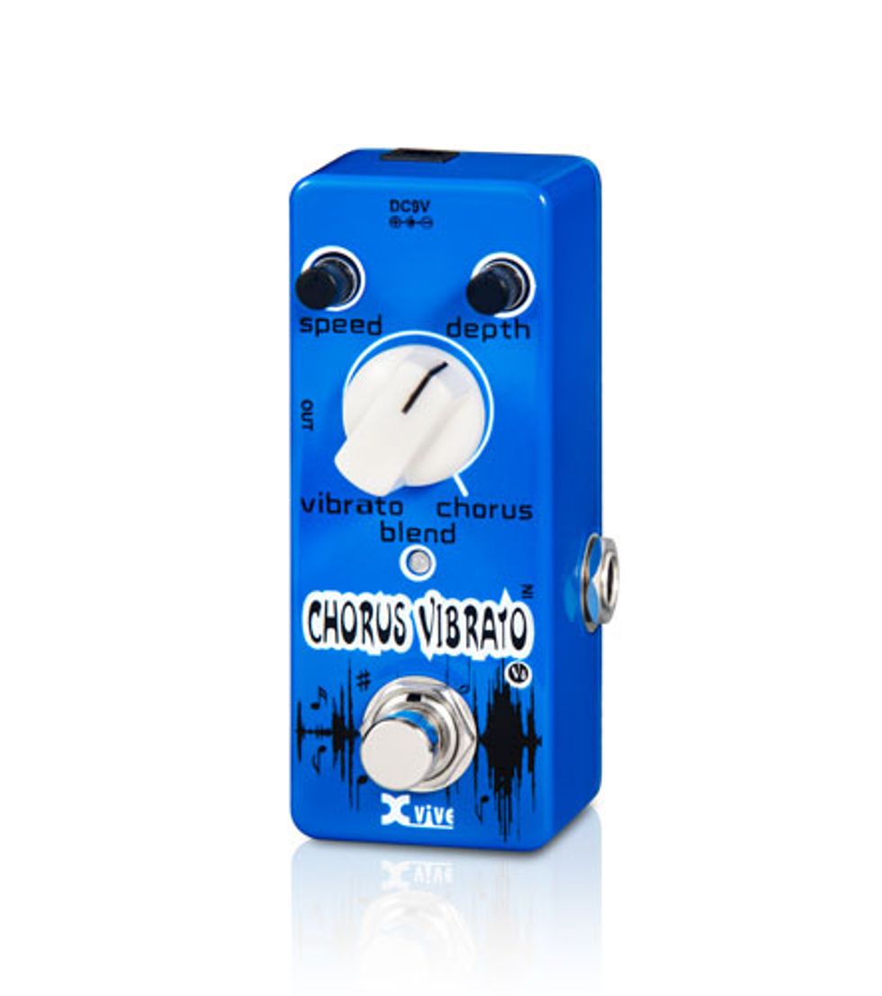 XVIVE Audio Announces the V8 Chorus Vibrato Micro Pedal