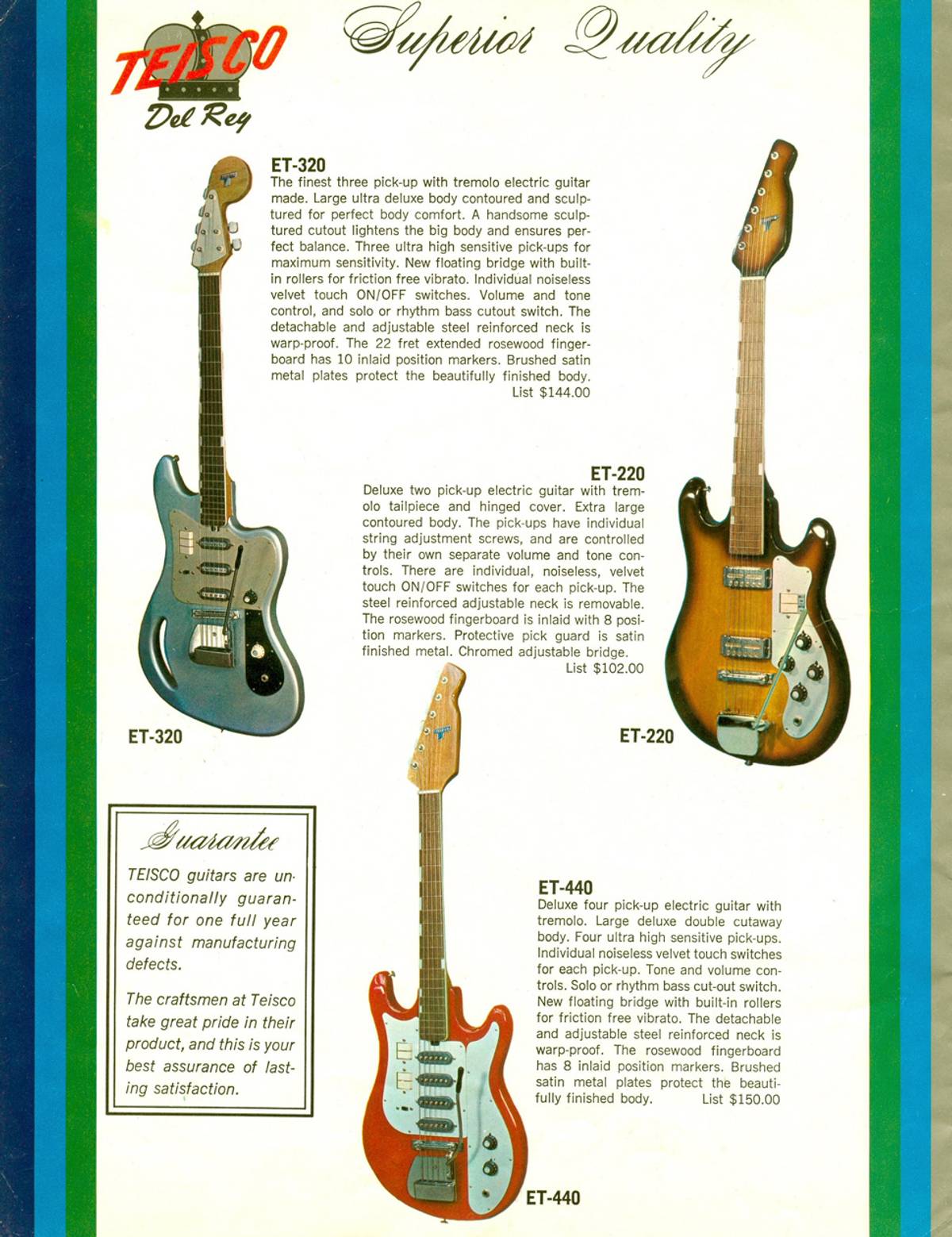 Teisco presenta una nuova linea economica di mini effetti a pedale