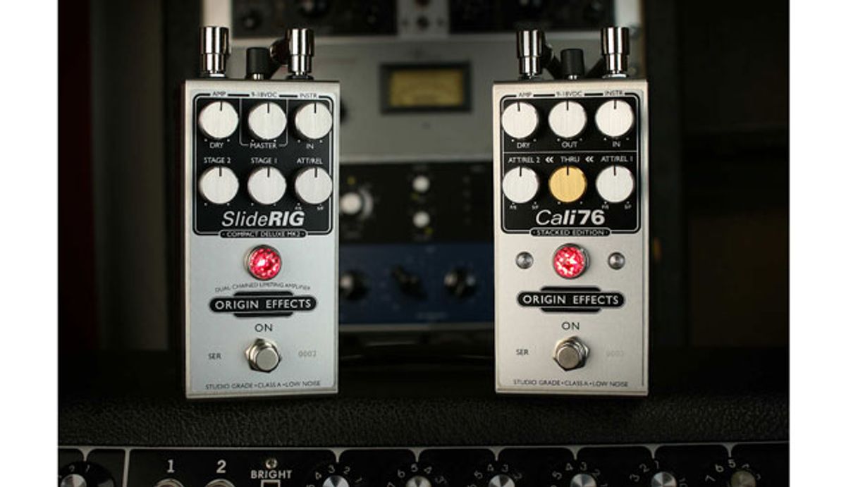 Origin Effects Unveils Two New Dual-Chained Compressor Pedals