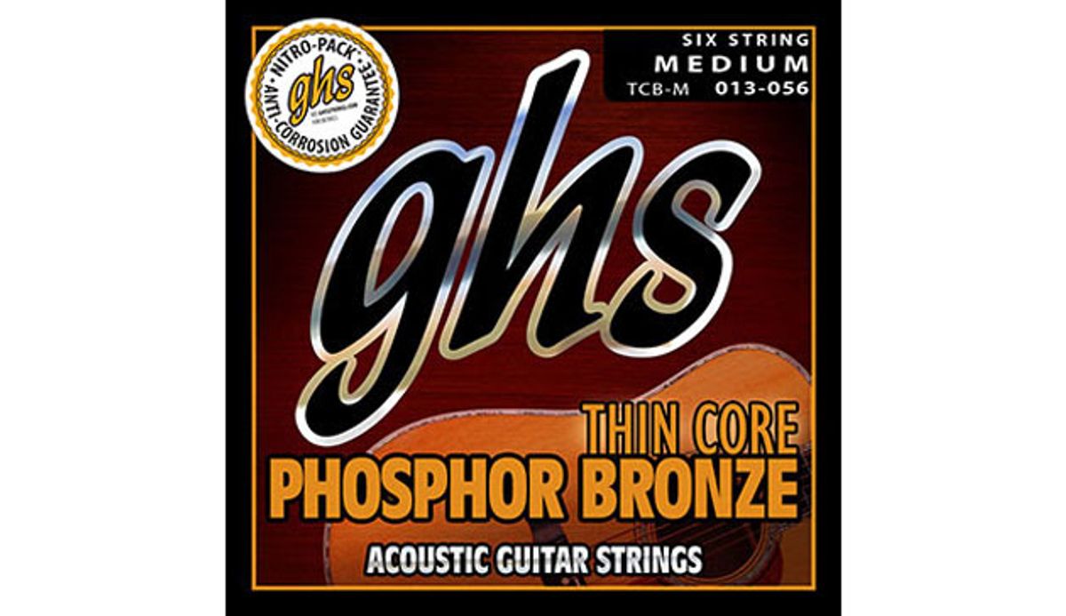 GHS Launches Thin Core Phosphor Bronze Strings