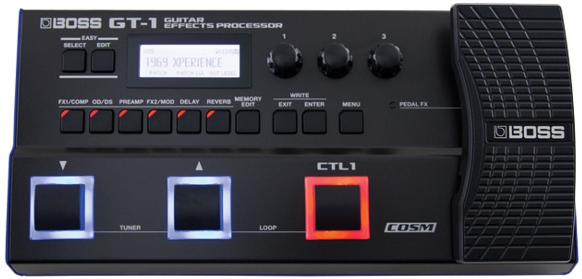 Boss GT-1 Guitar Effects Processor Review