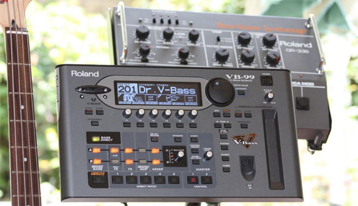 Side by Side: Roland VB-99 and GR-33B Bass Synthesizers