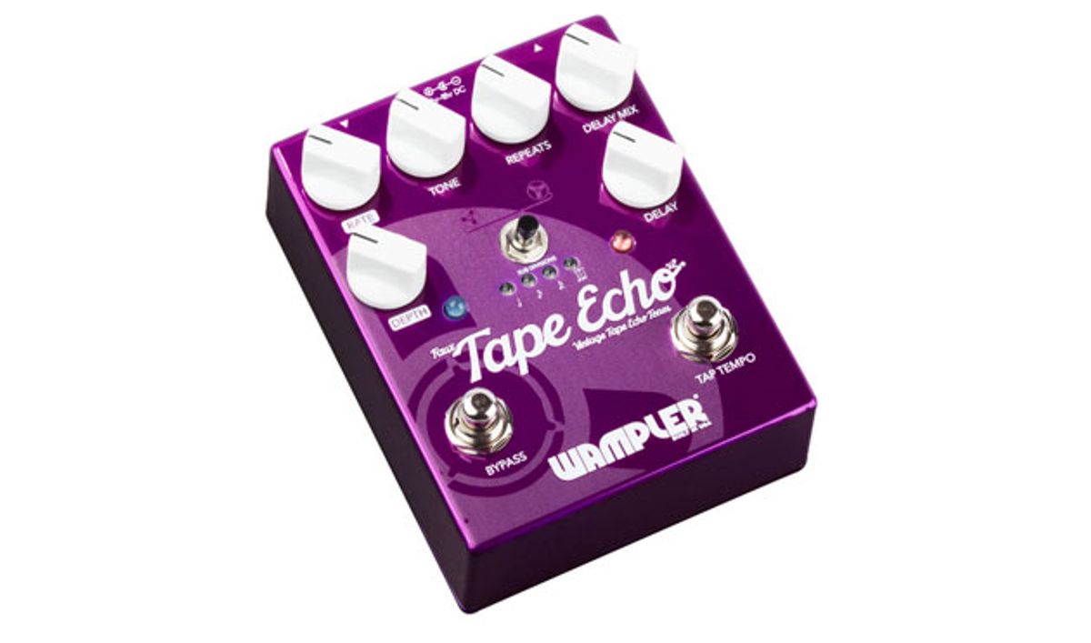 Wampler Pedals Releases the Faux Tape Echo V2, Pinnacle Deluxe V2, and Mini Ego Compressor