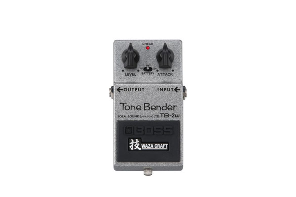 Boss and Sola Sound Team Up for the Waza Craft TB-2W Tone Bender