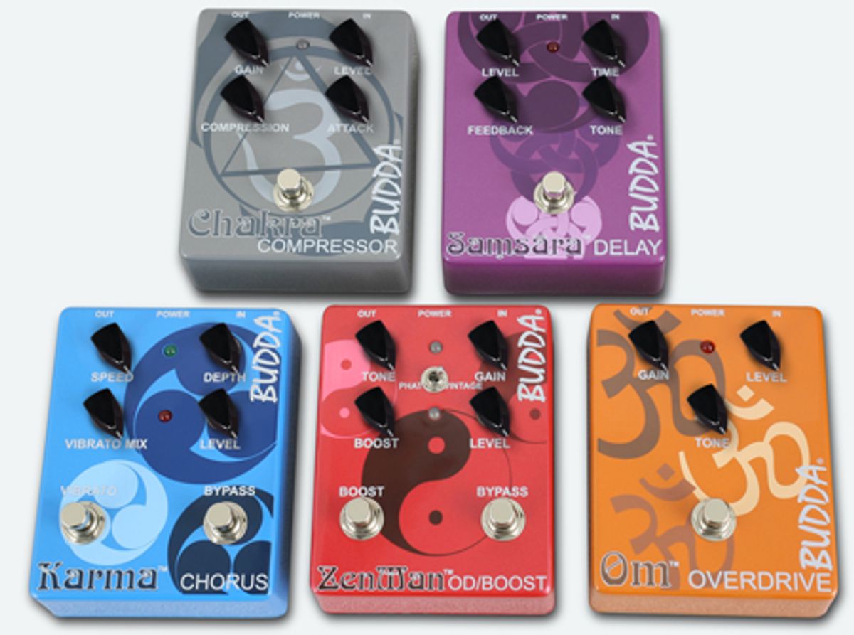 Budda Amplification Introduces Five New Boutique Guitar Effects Pedals