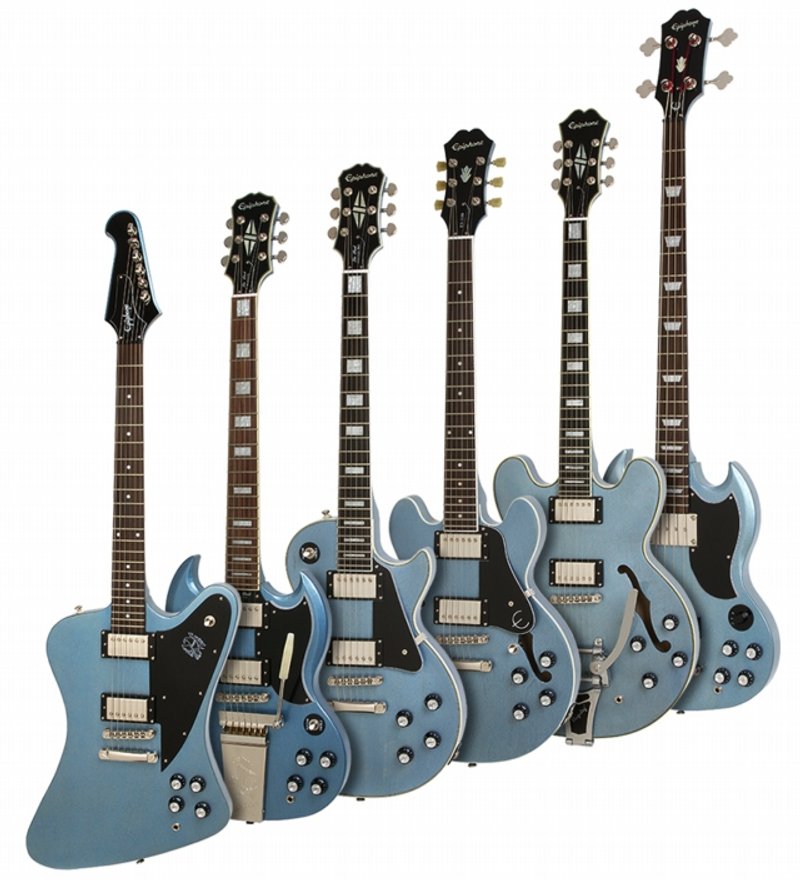 Epiphone Unveils Limited TV Pelham Blue Series - Premier Guitar