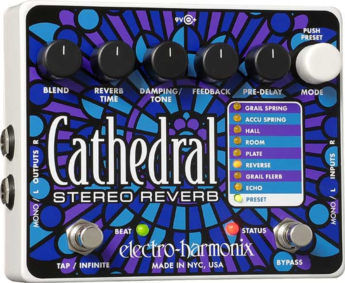 Electro-Harmonix Cathedral Stereo Reverb Pedal Review