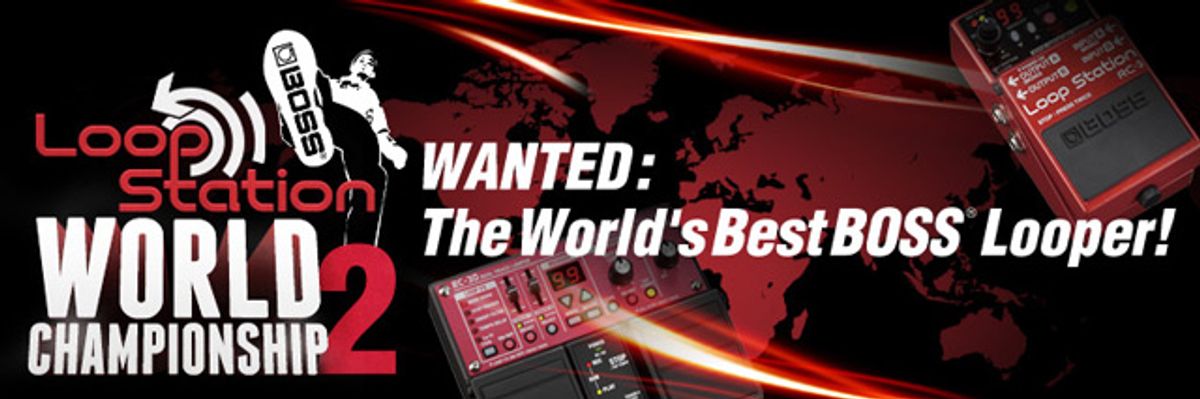 Boss Launches Loop Station World Championship 2
