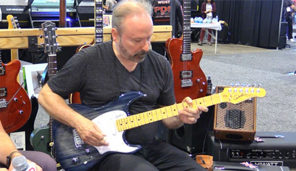Summer NAMM 2019: Godin Passion RG-3 Indigo Burst MN Demo