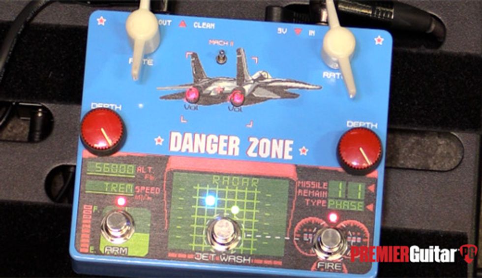 Summer NAMM 2019: WingMan FX Danger Zone Tremolo/Phaser Demo