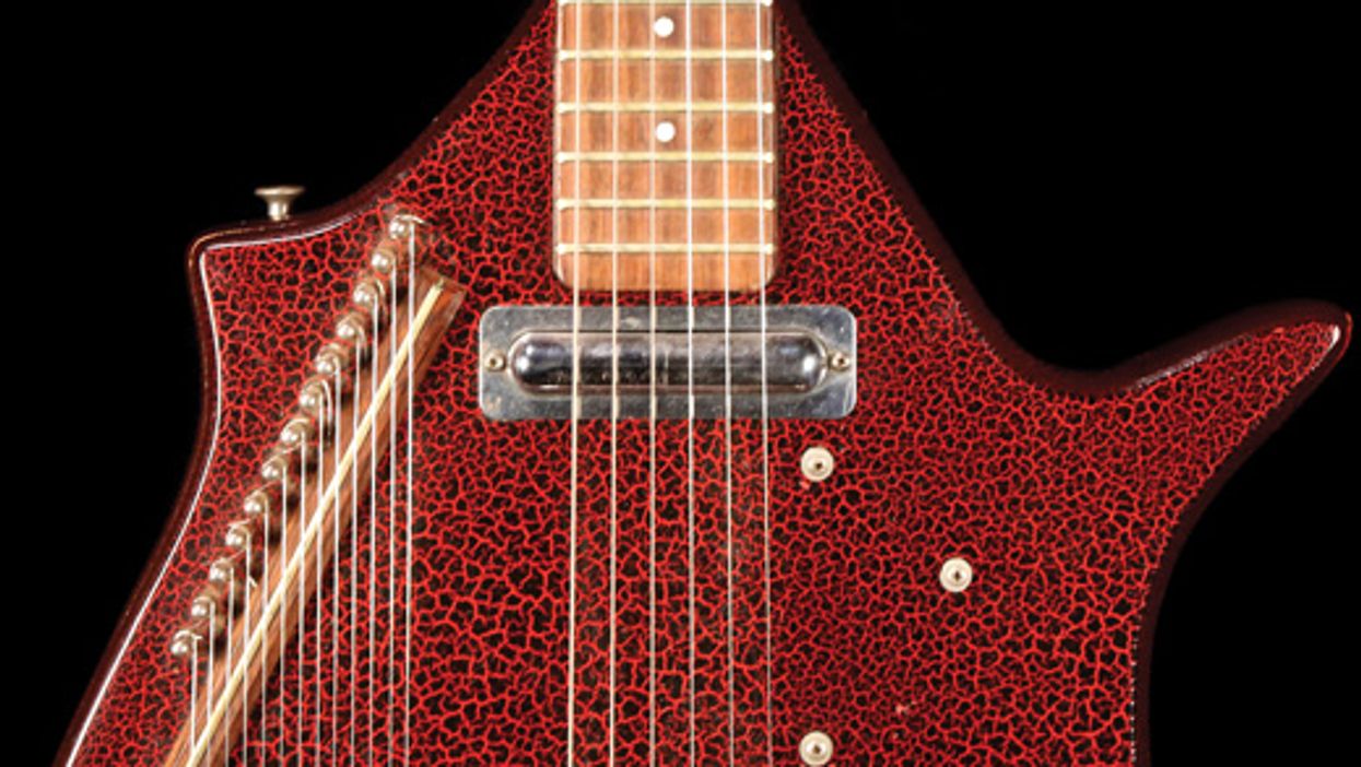 Vintage Vault: 1968 Vincent Bell Coral Electric Sitar