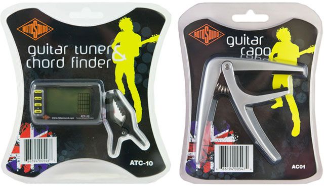 Rotosound Launches Guitar Tuner/Chord Finder and Guitar Capo