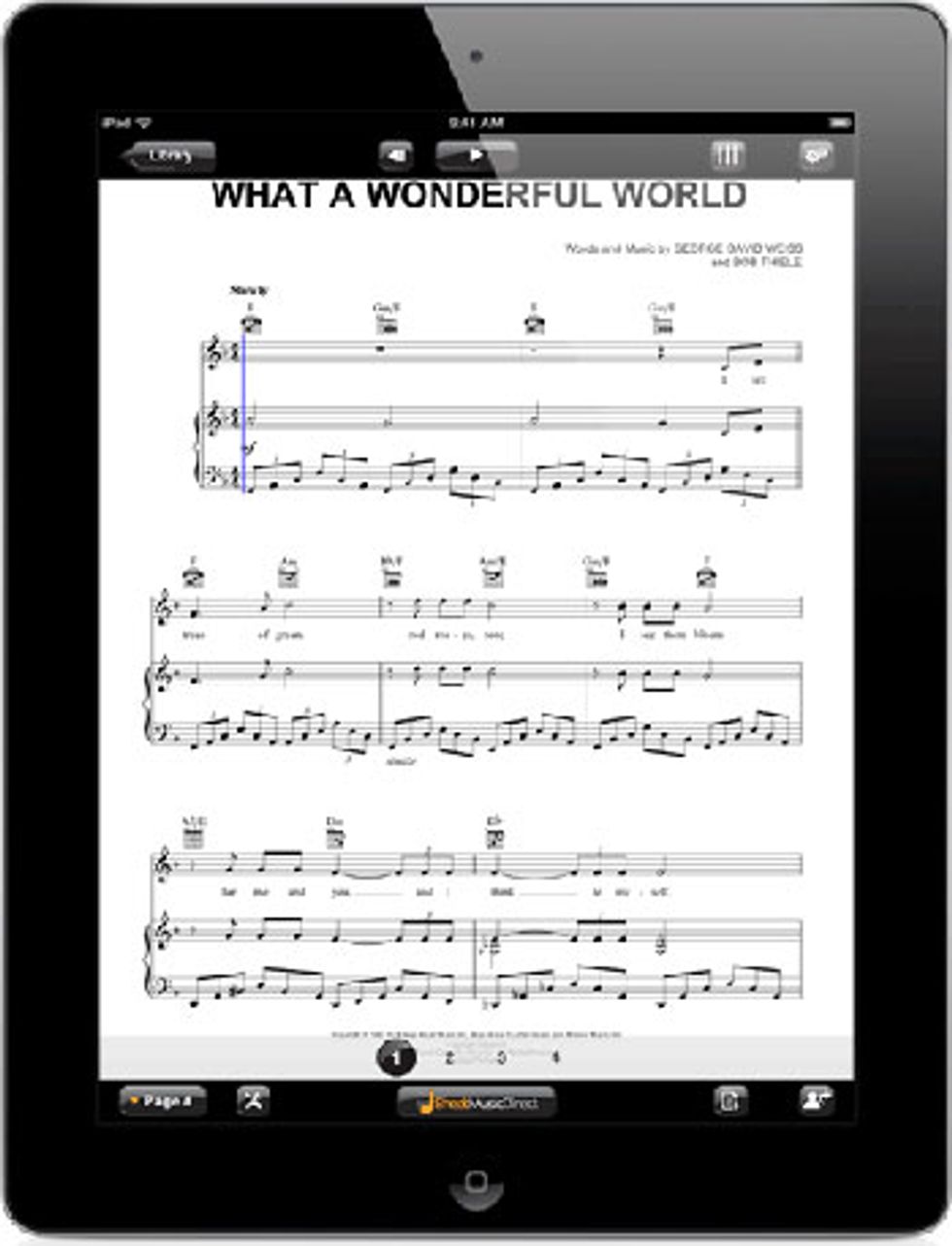 Sheet Music Direct Announces iPad App