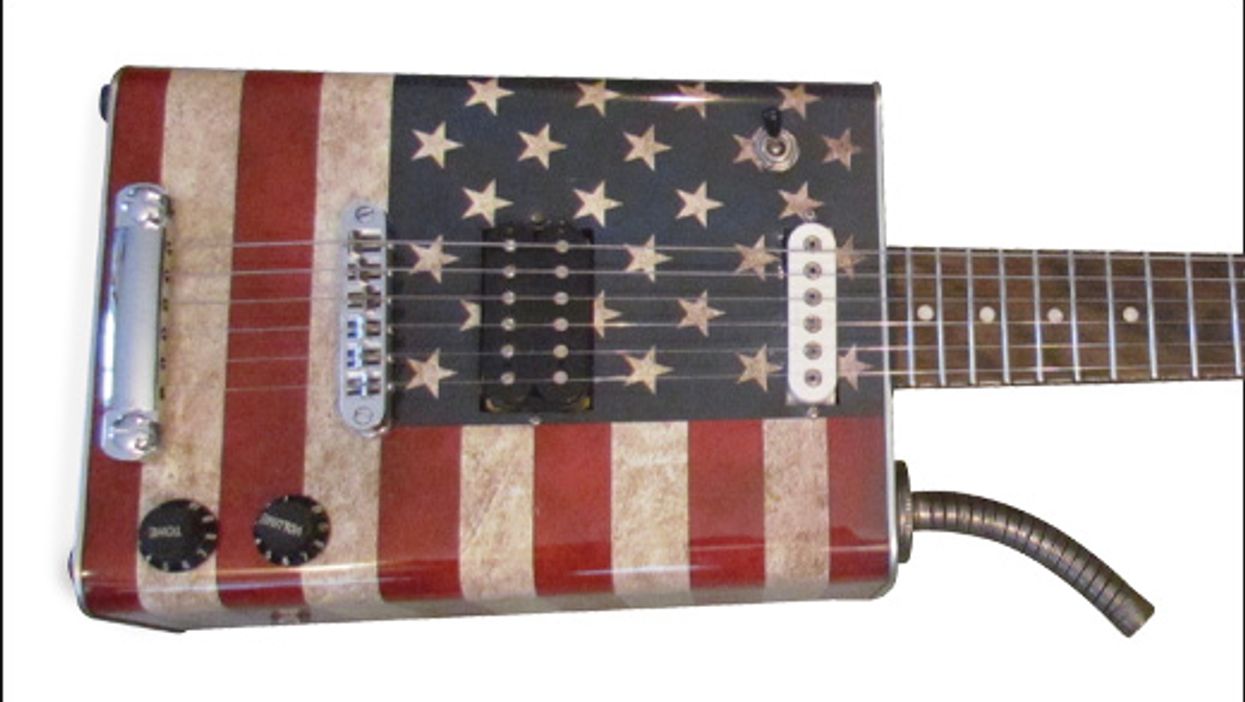 Will Ray’s Bottom Feeder: Bohemian “Old Glory” Oil-Can Guitar
