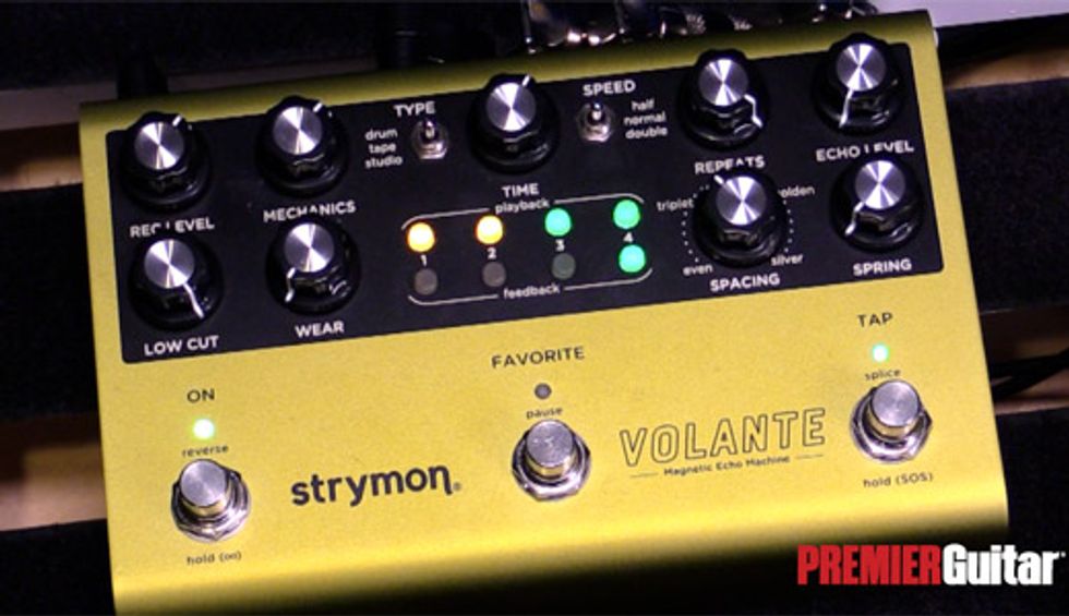 NAMM '19 - Strymon Volante Demo