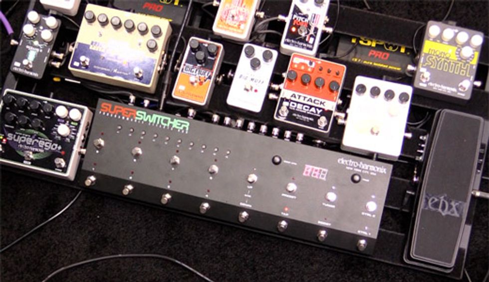NAMM '19 - Electro-Harmonix Mono Synth, Attack Decay & Super Switcher Demos