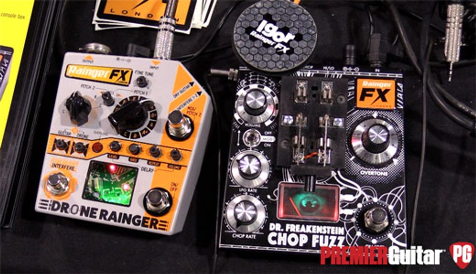 NAMM '19 - Rainger FX Drone Rainger & Dr. Freakenstein Chop Fuzz Demos
