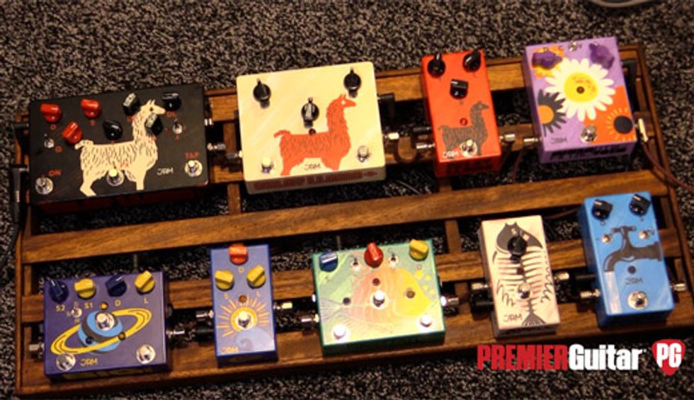  NAMM '19 - JAM Pedals Delay Llama, Lucy Dreamer & Doubledreamer Demos