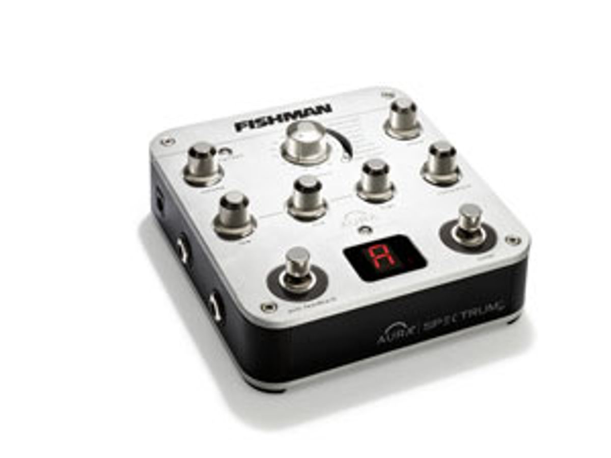 Fishman Announces Aura Spectrum DI Preamp