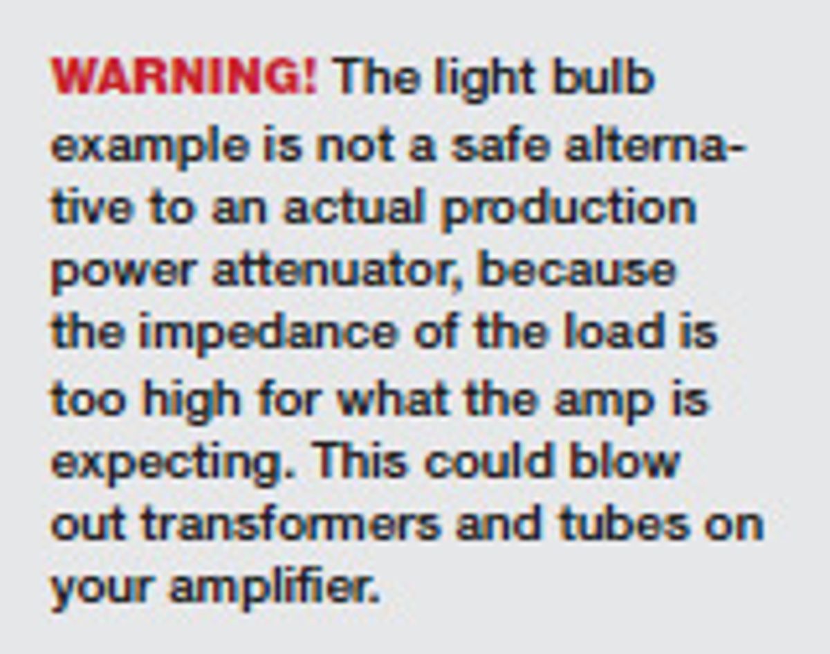 Tone Tips from the Road: Light Bulb Gear
