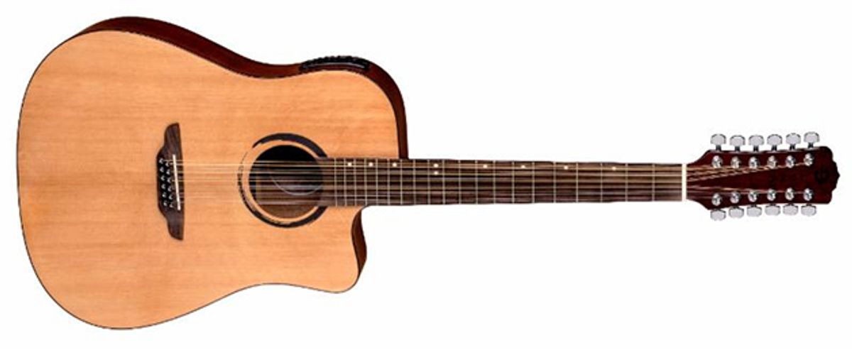 Luna Guitars Introduces Wabi Sabi Dread Cutaway 12-String Acoustic