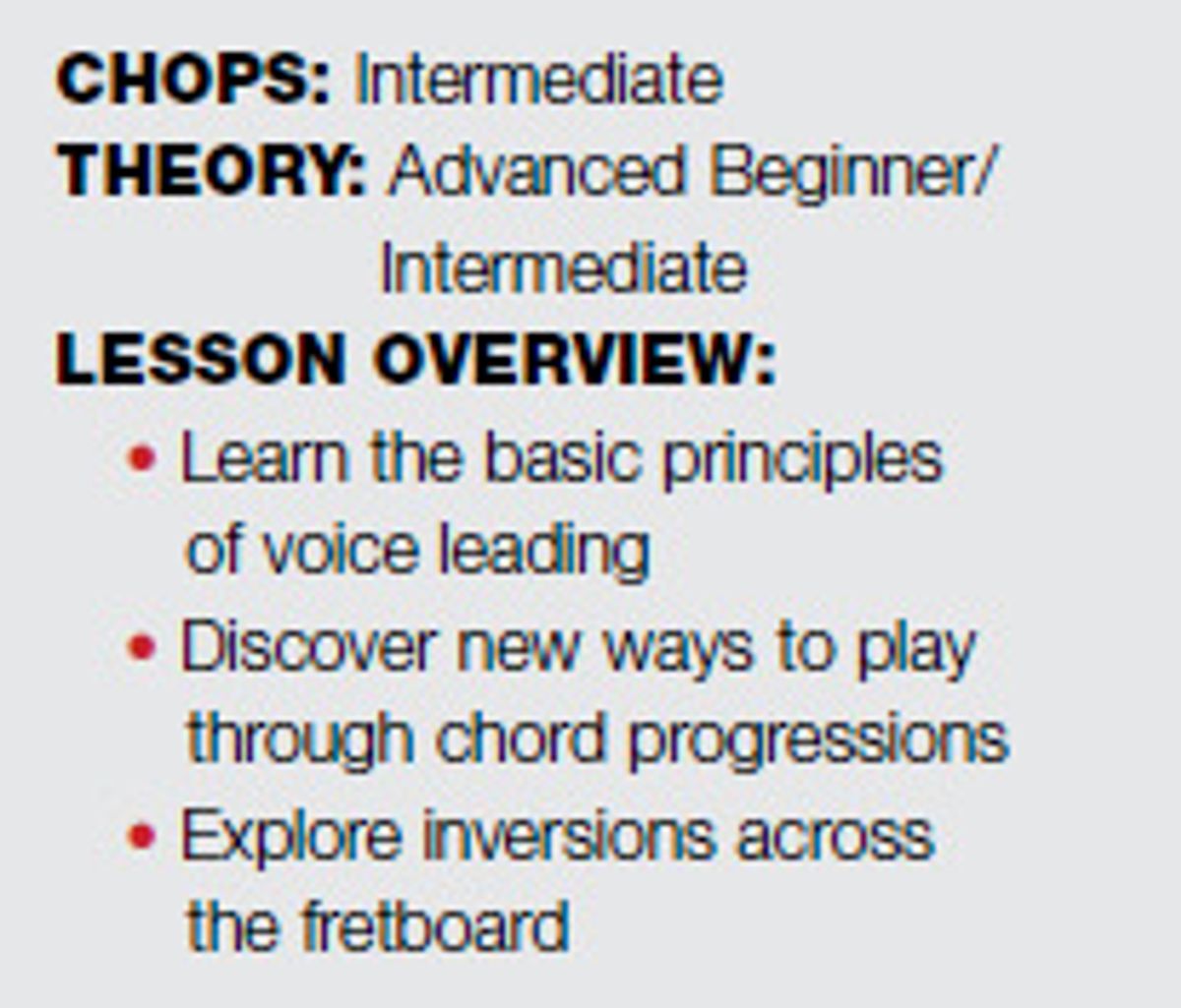 Fretboard Workshop: Connecting Chords